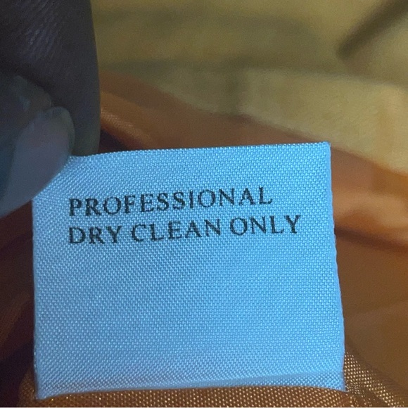 Vintage JADE Melody Tam Women’s Orange Linen Pants Embroidered Palm Tree Size 8 - Picture 6 of 13